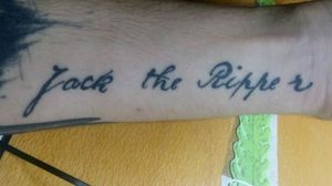 Jack the Ripper's handwriting ~2#jacktherippertattoo #lettering 