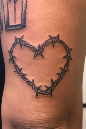 Barbed wire heart💪🏽