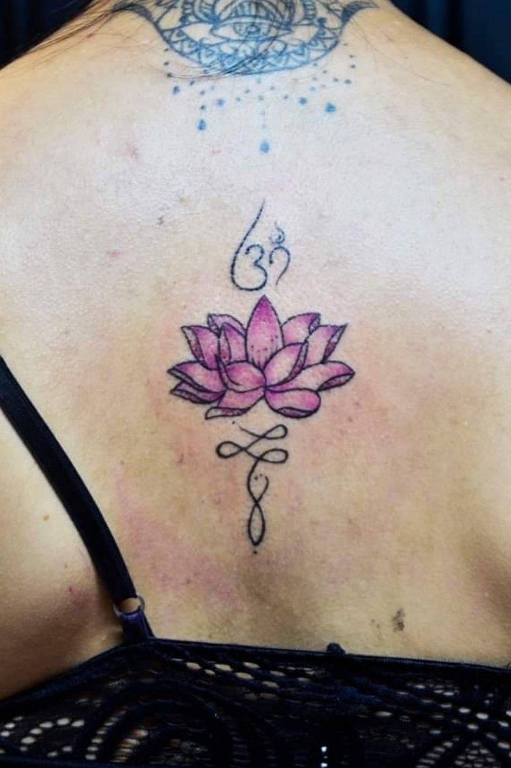 Tattoo of Instep Lotus Flowers