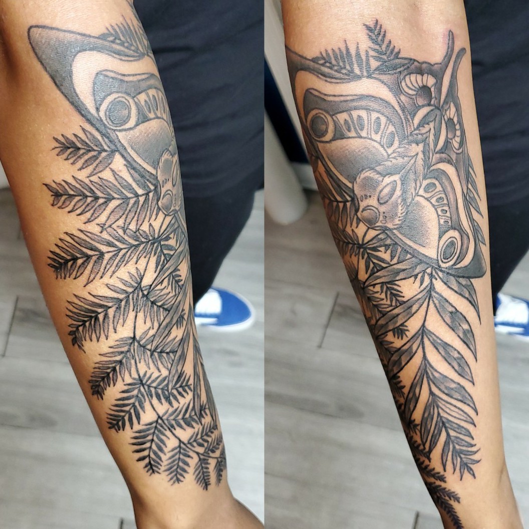 Ellie tattoo. Last of Us Part 2 tattoo. Video game tattoo. Forearm