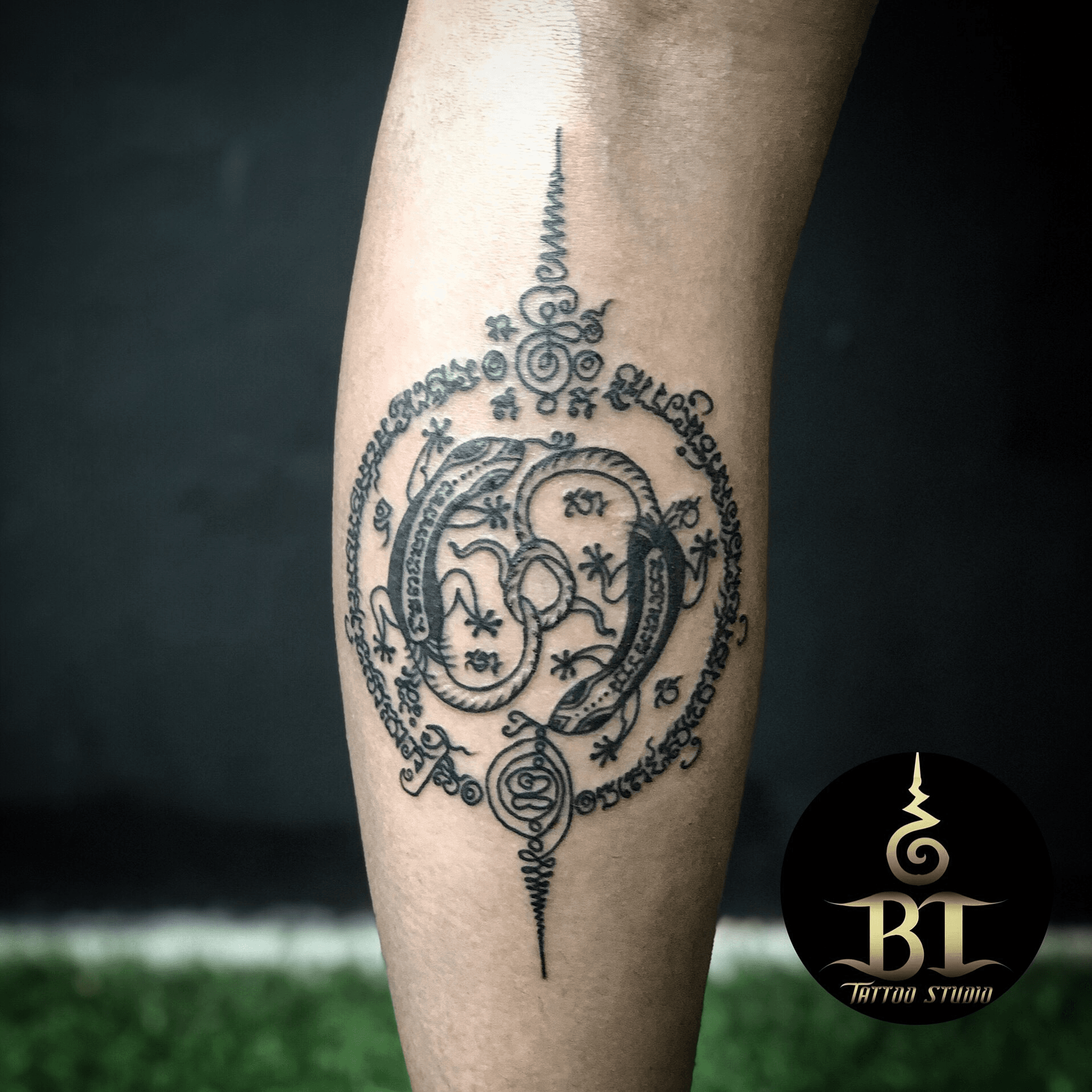 Day 2 full back sak yant by Ajarn Vee The Spiritual Sak Yant in Chiang  Mai Thailand 85 hours today  rtattoos