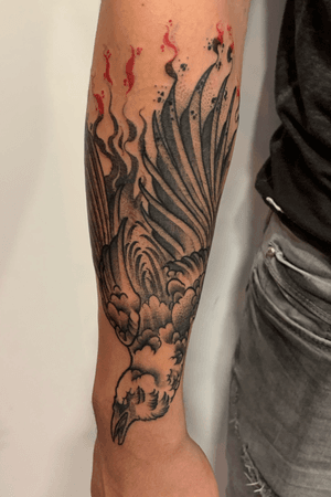 Corbeau neotrad #tattoos#tattoo#tatouage#ink#inked#neotrad#paris#france