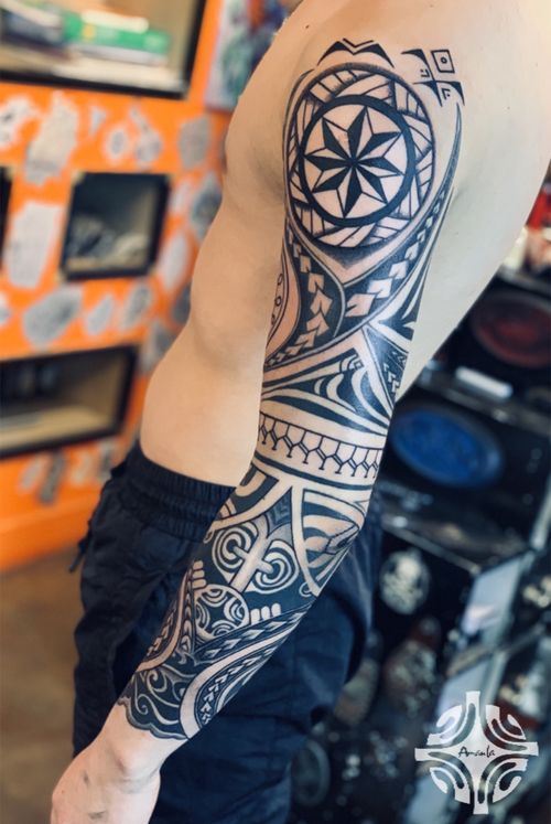 Tattoo Uploaded By Amanla Manman Patutiki Tatau 第一條花臂作品 Tattoodo