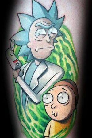 Rick and Morty portal tattooFound online