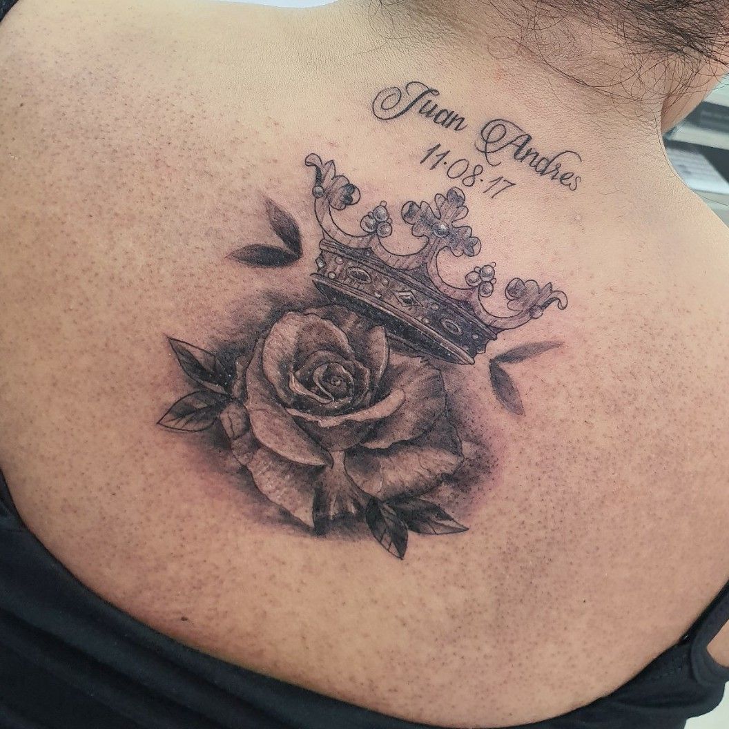 SAVI Temporary Tattoo Stickers King Lion Crown Rose Flower Tattoo  Pattern For Men Women Tattoo For Hand Arm Size 21x11cm  1Pc   Amazonin Beauty