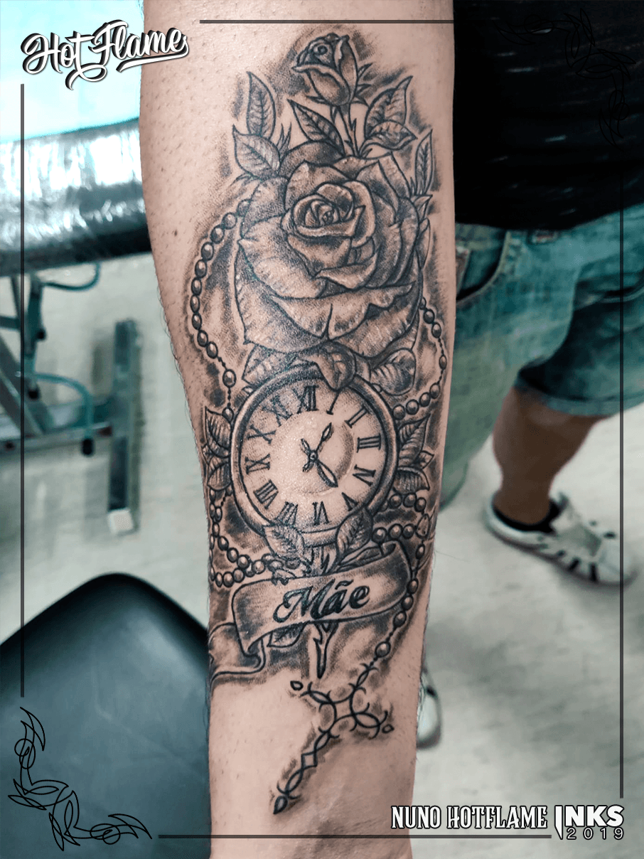 Tattoo uploaded by Vyp Basa  Rose  Rosary Tattoo  Tattoodo