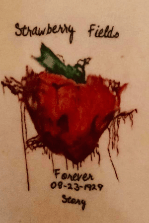 For my grandpa since they live happily ever after in the strawberry fields forever 