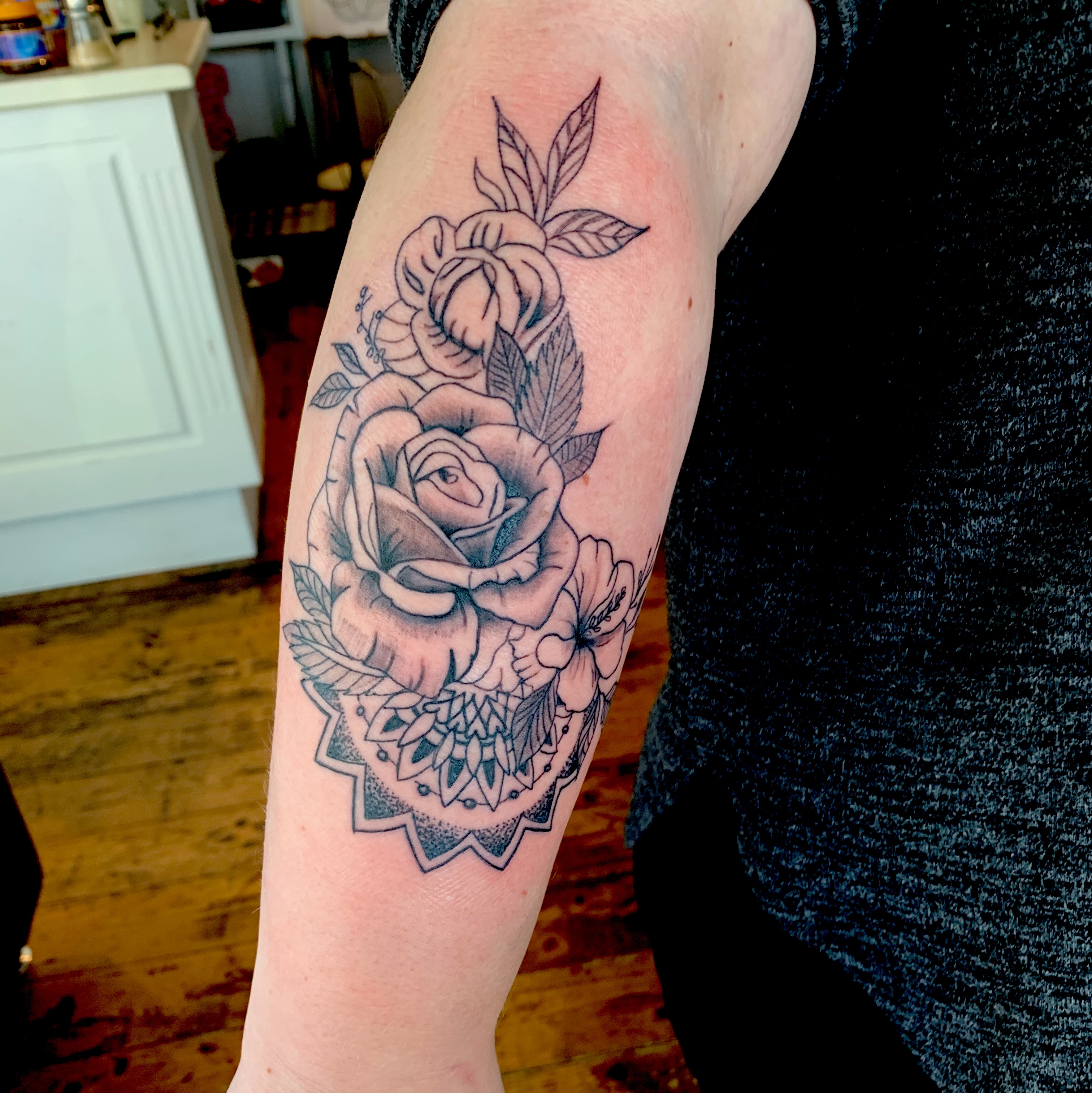 Lily memoir by Jon Chatelain at Yellow Rose Tattoo SLC Utah  rtattoos