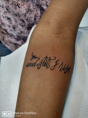 Tattoo by marine family salon