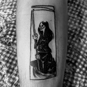 Grim reaper for *****. By @Himmel_Tattoo 
