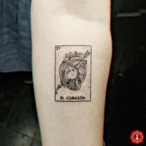 From Mexico City 🇲🇽 to California 🇺🇸 N°969 #tattoo #tattoo #tattooed #ink #inked #girlswithtattoos #heart #hearttattoo #loteria #corazon #madeinmexixo #mexicantattoo #bylazlodasilva 🏠 Made in @ensamble01 #somosensamble 🛠️ Made with @boycottproducts #boycottproducts @dynamiccolor #dynamicink #dynamiccolor @fkirons #fkirons #spektrahalo2 @eztattooing #ezcartridges