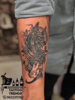 Did this Anubis ( God of Death)tattoo at our studio Tattoo Trends. Logic will get you from A to Z;  Imagination will take you everywhere. 🤘🏻- Albert Einstein  #sullen #inkedmag #tattoodotcom #tattoodo #emyme_sunar_tattoos #tattoo_cultr #work_hard #never_give_up #stay_focus #stay_humble #anubis_tattoo #tomorrow_is_brighter 