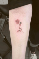 Teeny rose done at Seven Foxes Tattoo