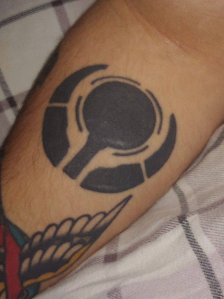 Mark of shame My first ever tattoo to commemorate my favourite character  ever  rhalo