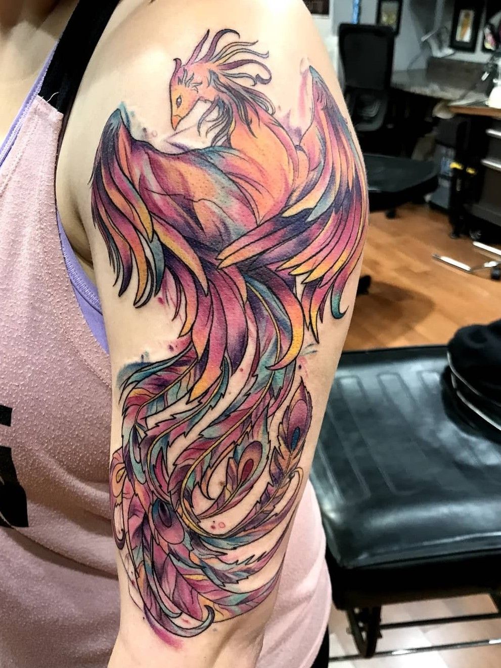gay pride tattoo phoenix