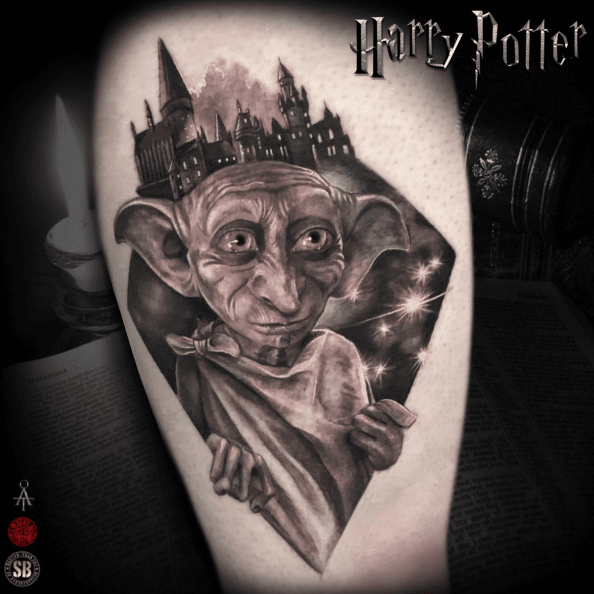 Tattoo Harry Potter : Dobby s'invite à Vaison-la-Romaine