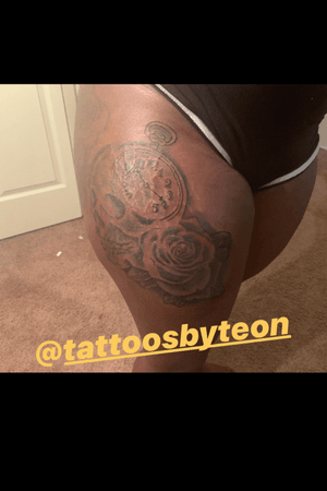 Rose and Skull Thigh Tattoo.                       💉✨💉✨💉✨💉✨💉✨💉📆Book your appointment 📞NOW!!📞✨💉✨💉✨💉✨💉✨💉✨$25 Deposit to secure your spot💉✨💉✨💉✨💉✨💉✨💉🚶🏽‍♂️Walk-ins Available Also🚶🏽‍♂️✨💉✨💉✨💉✨💉✨💉✨📲 (443)-240-9445📲🔌Facebook: Teon Thomas🔌💻Instagram: tattoosbyteon_ 💻🌇Located in Baltimore,MD.🌇💯All Professional Equipment💯💉✨💉✨💉✨💉✨💉✨💉#tattooartist #eternalink #artistofbaltimore #kruddyink #followforfollow #baltimoreboomin #gainlikes#baltimore#dmvtattoo #philidelphiaink #shadingtattoo #colorwork #girlswithtattoos #artworld #virginia #professionaltattoomachine #halloweentattoo #tattooparty #tattoodeal #famousxdeegt#inkovaeverything #worldstar #tagafriend #motivation #entrepreneurlife #inked #whatidobest #myproffesion #drawing #hashtags #bibleverse #scripture #inkislikeadrug #inkislife #i