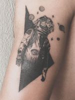 Astronaut Tattoo #fineline 