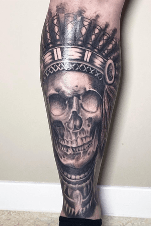 Custom skull tattoo 