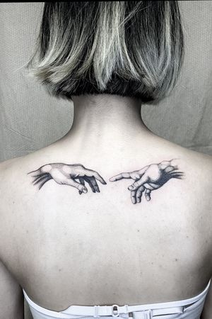 Tattoo uploaded by Tommaso Zetti • MICHELANGELO “THE CREATION OF ADAM” TATTOO #tommasozettitattoo #badbrotherstattooflorence #finelinetattoo • Tattoodo Tattoo uploaded by Tommaso Zetti • MICHELANGELO “THE CREATION OF ADAM” TATTOO #tommasozettitattoo #badbrotherstattooflorence #finelinetattoo • Tattoodo