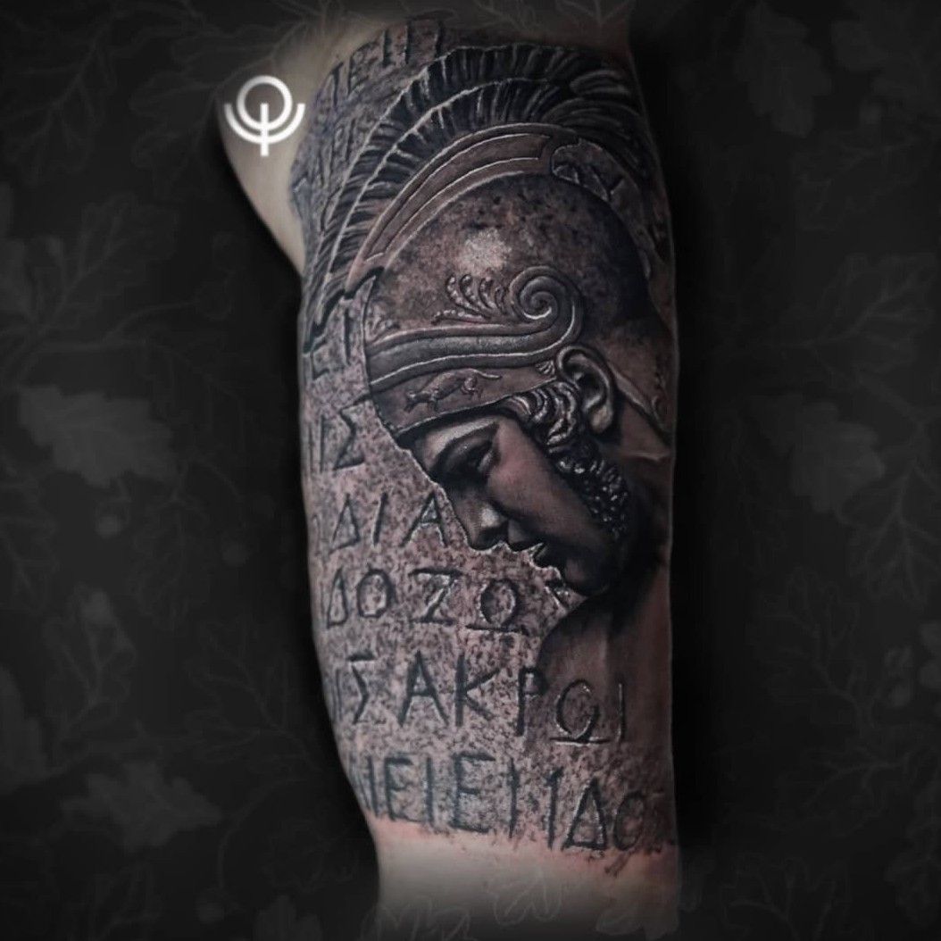 Achilles tattoo by Arlo Tattoos  Post 21207