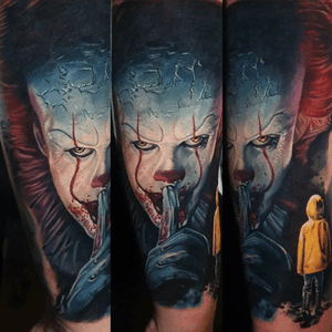 “Beep beep”… healed and fresh Pennywise from IT.  