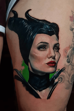 Angelina Jolie as Maleficent 