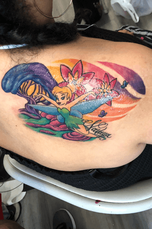 #tinkerbell #watercolor #fairy #sholdertattoo