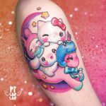 . 🦄🌸🌸🌸🌸🌸🌸🌸🌸🦄 SANRIO FAMILY KIRA KIRA. 💞🌸🌸🌸🌸🌸🌸🌸🌸💞. . Thanks to crazy hello kitty fans. @shan__0715 ♡♡♡ . ♡MAKE A GORGEOUS TATTOO WITH ME♡ ♡SHARE TO ALL YOUR FRIENDS♡ . #plinthspace #sanrio #kawaii #pink #japan #supercutetattoos #刺青 #女刺青師 #sparkletattoo #kitty #tattooart #hellokittytattoo #kitty #hellokitty #sanriotattoo #sanrio #melody #melodytattoo #cinnamorolltattoo #cinnamoroll