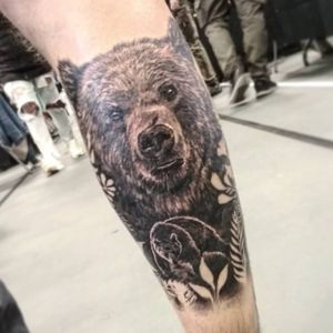 "The Bear" - my main work from Nordic Ink Festival (25.10.19) for Nikolai (1 session ~ 6 hrs) ▪ #тату #ведмідь #trigram #tattoo #bear #inkedsense 
