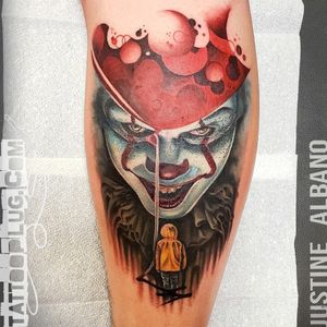 Realistic Pennywise the Clown / IT Tattoo - Color Realism