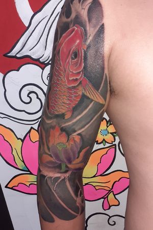Koi Fish Tattoo ( Repairing )
