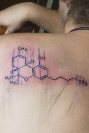 Thc atom tattoo