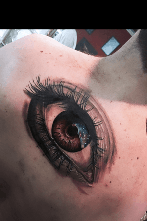 #eyeball #blackandgreytattoo #tattooartist #alanramireztattooartist 