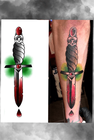 Custom digital design, design tattooed