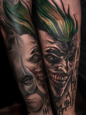 Joker by Pawel at High Fever Tattoo Oslo 
