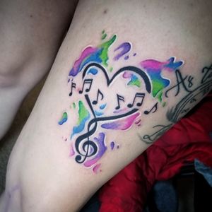 #music #heart #watercolor #columbus