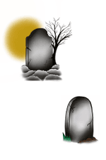 Available tombstones #creep #Tombstone #TombstoneTattoo #blackandgrey #blackandgreytattoo #linework #lineworktattoo #popofcolour #popofcolor #moon 