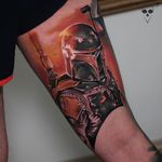 Small addition to the star wars legsleeve of Alexey - to be continued. #starwars #frankfurt #ffm #bobafett