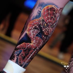 Spiderman done at Wuppertal Tattoo Convention - would love to do more of this topic !