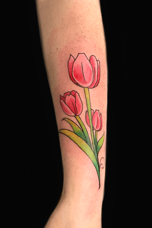 Fleur tattoo full color