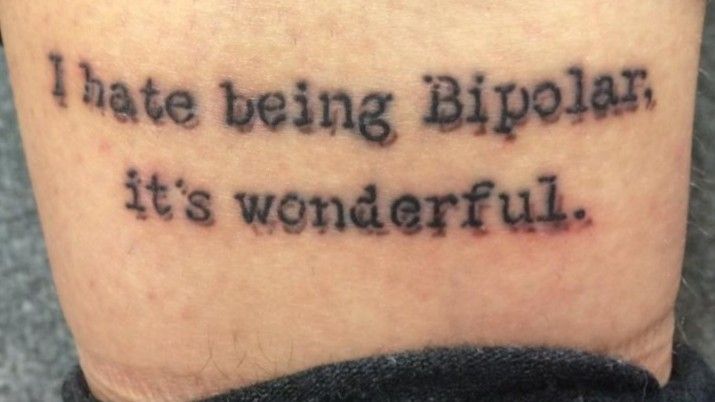 bipolar in Tattoos  Search in 13M Tattoos Now  Tattoodo