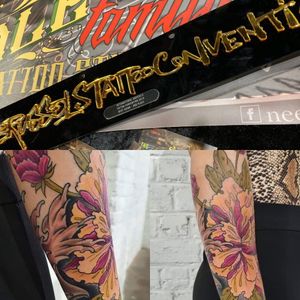 3rd place best Asian @ the Brussels Tattoo Convention #tat #tattoo #tattooart #tattooartist #linework  #color #colortattoo #peonytattoo  #japanese #japanesetattoo #ink #inked #inkedup #art #gorinchem #netherlands 