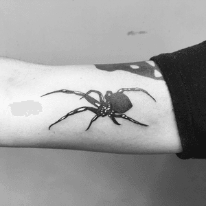 Viuda negra tattoo #tattoo #spidertattoo #tatuajes #arañatattoo #tatuart #tatu 
