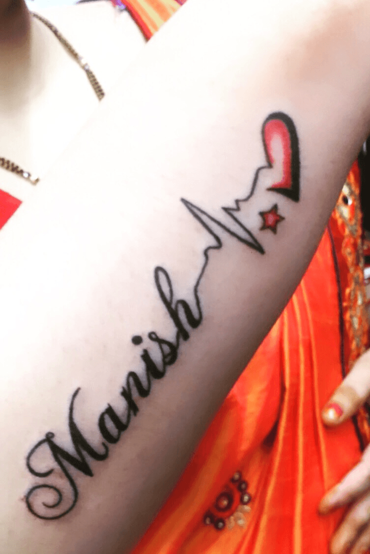 manish nametattoo Manish Name Tattoo call whtsapp 09899473688  Name  tattoo on hand Tattoo design for hand Name tattoo