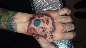 Sassy, kawaii nekomata named Sakura. I got this tattoo in February. Artist - Ashley Grove Studio - Sin Parlor in Fayetteville NC #japanese #japanesetattoo #cattattoo #cat #nekomata #handtattoo #kawaii #kawaiitattoo #animaltattoo #animals #animal #jobstopper