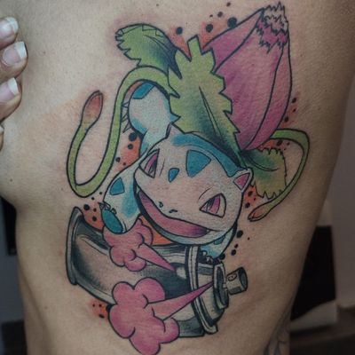 Ivysaurus from today 🔥 #tattoodo #pokemon #tattoo 