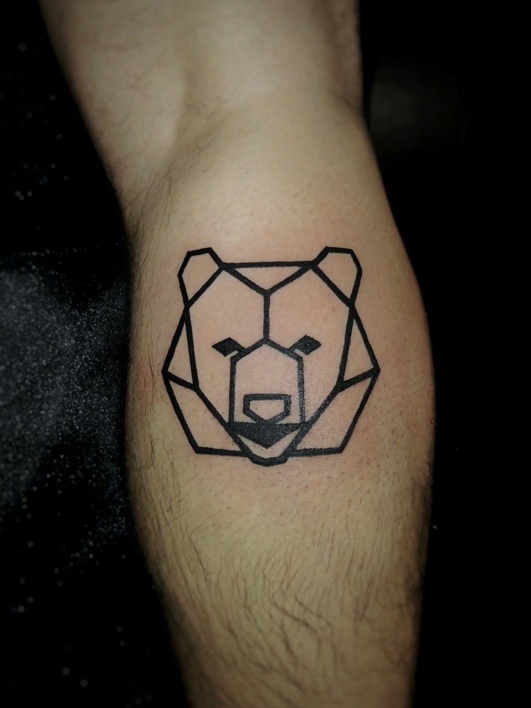 10 Minimalist Bear Tattoo Ideas That Will Inspire You To Get Inked   PetPress  Bear tattoo Bear tattoos Black bear tattoo