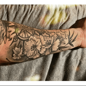 Coastal rhododendron By Tim McGrath/Lucky Spider Tattoo #Atlanta #PNW 