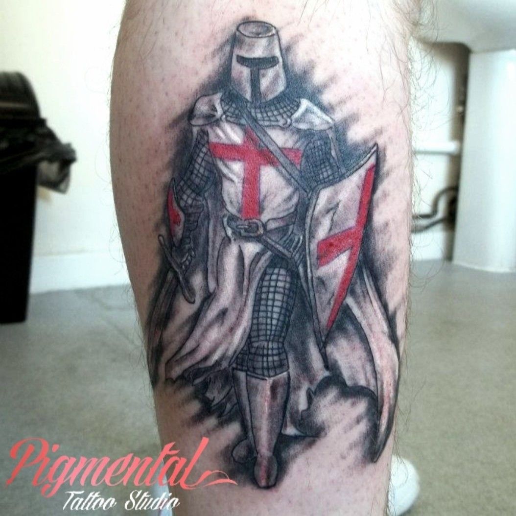 templar knight tattoo  templar knight tattoo custom tattoo  Flickr